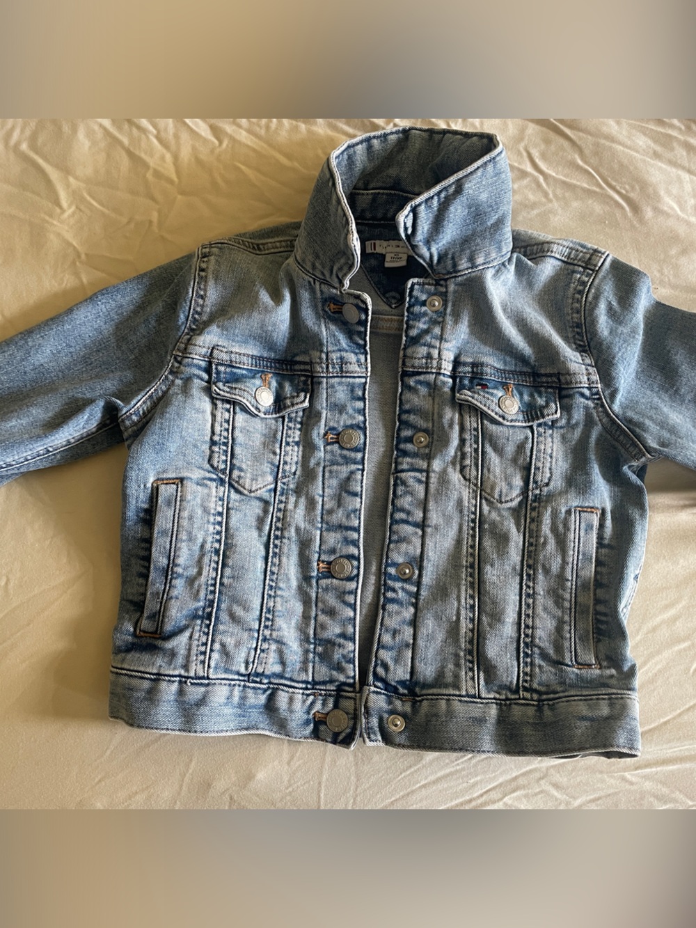 Tommy Hilfiger Light Blue Denim Kids Jacket